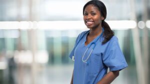young smiling nurse